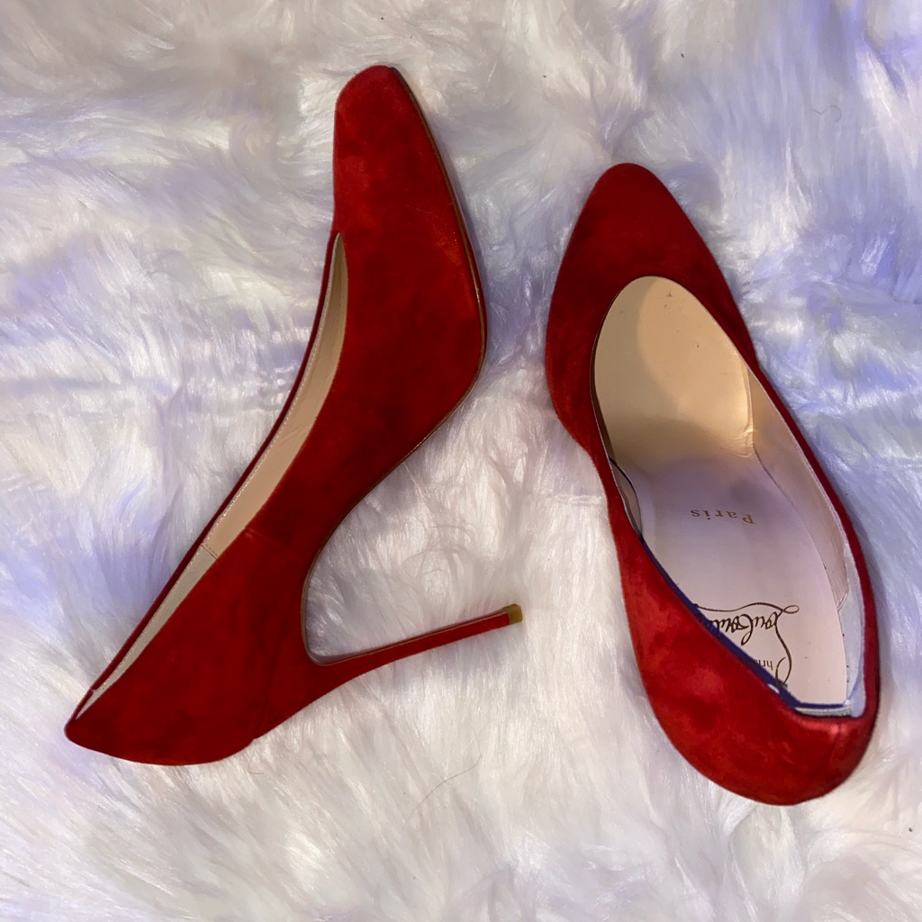 Suede Christian Louboutin Pumps